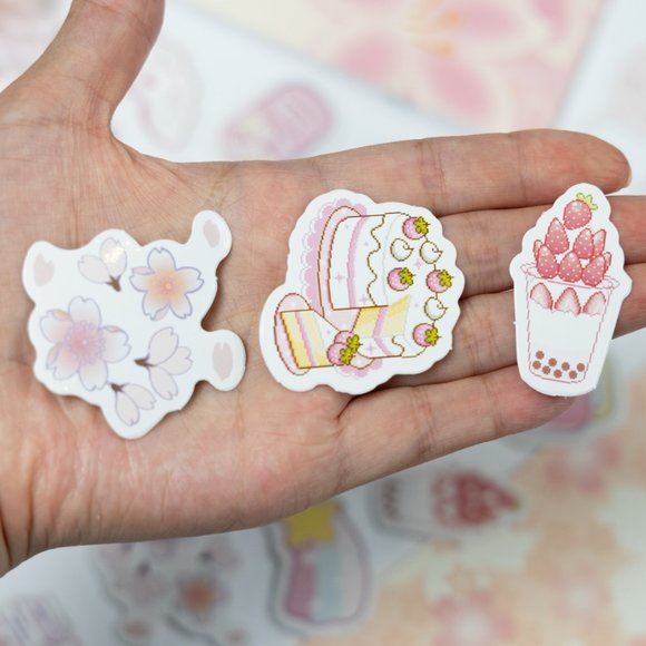 42 pcs of Kawaii Themed Stickers - Picture 2 of 2